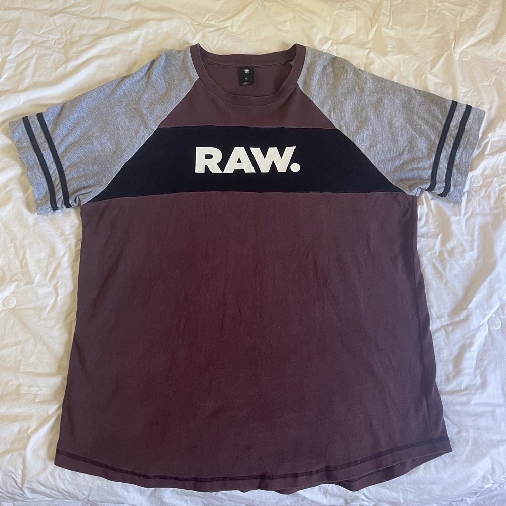 T-shirt G-Star grey and red XL(US)